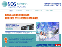 Tablet Screenshot of ncgmexico.com